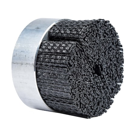 Weiler 3" Maximum Density Miniature Disc Brush 80CG Crimped Rectangular Fill 86014